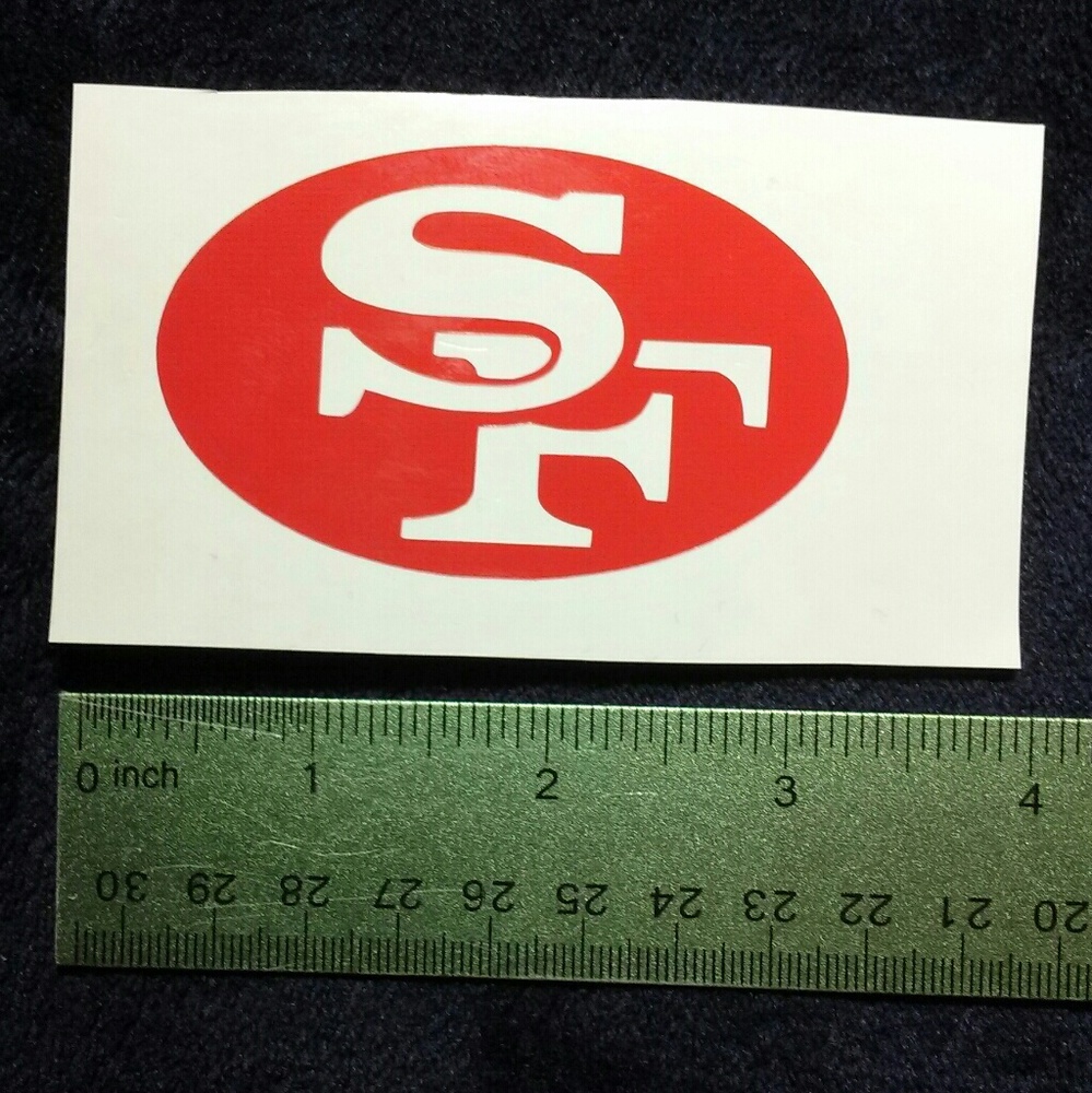 Custom San Francisco 49ner Car Window Decals (2pk)